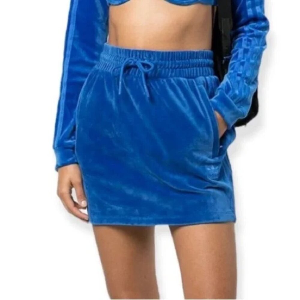 NWT ADIDAS X JEREMY SCOTT VELOUR SKIRT, LARGE